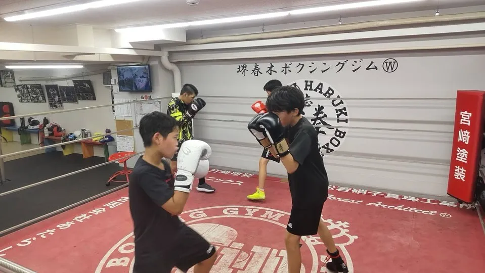 練習風景😊🥊
