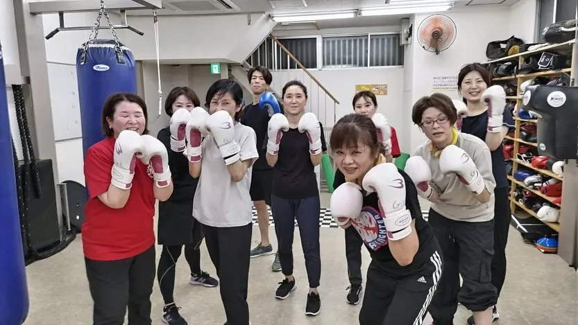 皆さんで楽しくトレーニング😍🥊